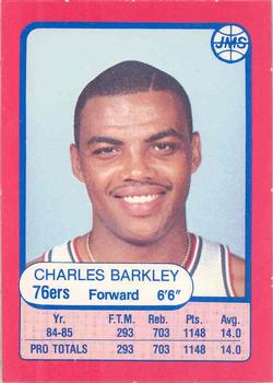 1985-86 JMS #4 Charles Barkley Front