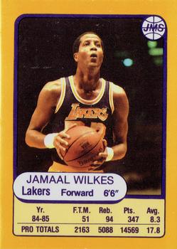 1985-86 JMS #21 Jamaal Wilkes Front
