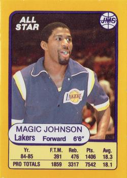 1985-86 JMS #24 Magic Johnson Front