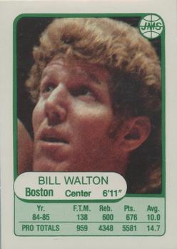 1985-86 JMS #10 Bill Walton Front