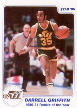 1985 Star Last 11 ROY #5 Darrell Griffith Front