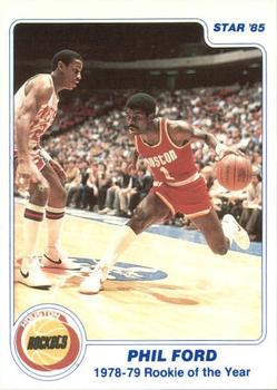 1985 Star Last 11 ROY #7 Phil Ford Front