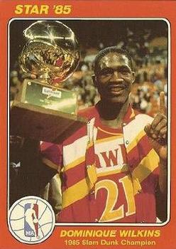 1985 Star Slam Dunk Supers #10 Dominique Wilkins Front