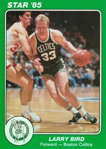 1985 Star Super Teams Boston Celtics #1 Larry Bird Front