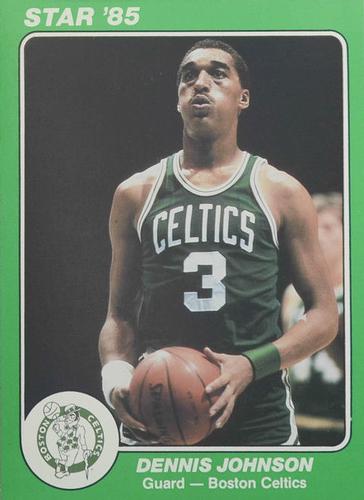 1985 Star Super Teams Boston Celtics #4 Dennis Johnson Front