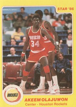 1985-86 Star #18 Akeem Olajuwon Front