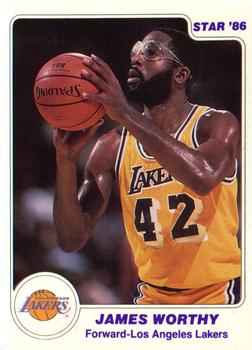 1985-86 Star #33 James Worthy Front