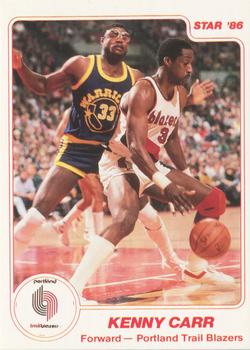 1985-86 Star #105 Kenny Carr Front