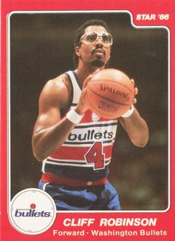 1985-86 Star #114 Cliff Robinson Front