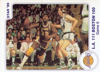 1985-86 Star Lakers Champs #7 Game 6: L.A. 111 Boston 100 Front