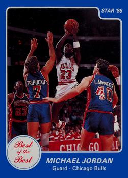 1986 Star Best of the Best #9 Michael Jordan Front