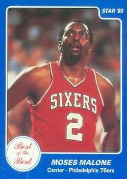 1986 Star Best of the Best #10 Moses Malone Front