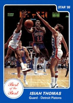 1986 Star Best of the Best #13 Isiah Thomas Front