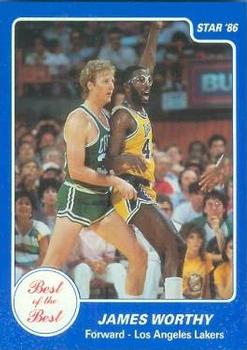 1986 Star Best of the Best #15 James Worthy Front