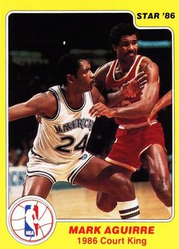1986 Star Court Kings #1 Mark Aguirre Front