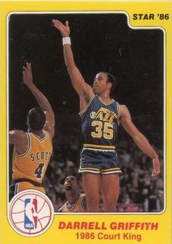 1986 Star Court Kings #16 Darrell Griffith Front