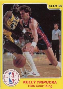 1986 Star Court Kings #30 Kelly Tripucka Front