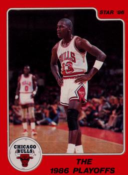 1986 Star Michael Jordan #8 Michael Jordan / The 1986 Playoffs Front