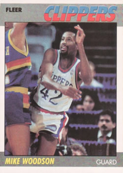 1987-88 Fleer #128 Mike Woodson Front