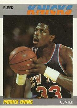 1987-88 Fleer #37 Patrick Ewing Front
