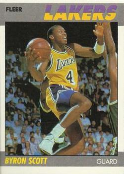 1987-88 Fleer #98 Byron Scott Front