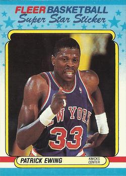 1988-89 Fleer - Stickers #5 Patrick Ewing Front