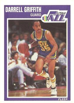 1989-90 Fleer #153 Darrell Griffith Front