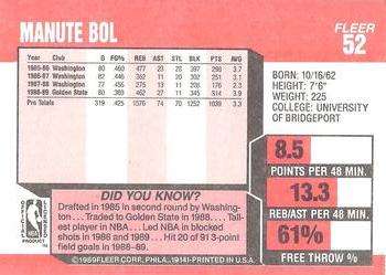 Manute Bol (2pts/3rebs/6blks) vs. Heat (1989) 