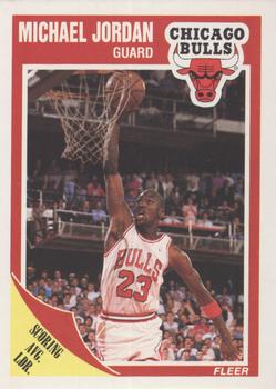 1989-90 Fleer #21 Michael Jordan Front
