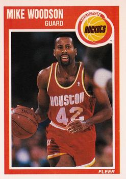 1989-90 Fleer #63 Mike Woodson Front