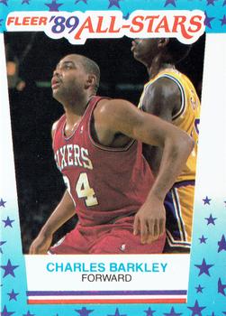 1989-90 Fleer - Stickers #4 Charles Barkley Front