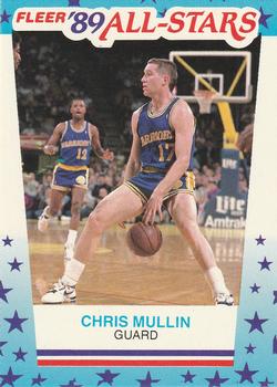 1989-90 Fleer - Stickers #9 Chris Mullin Front