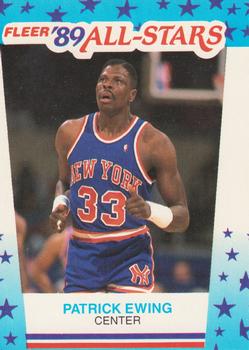 1989-90 Fleer - Stickers #7 Patrick Ewing Front