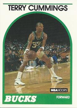 1989-90 Hoops #100 Terry Cummings Front