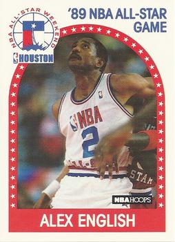 1989-90 Hoops #133 Alex English Front