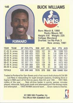 1989-90 Hoops #145 Buck Williams Back