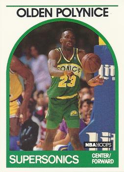 1989-90 Hoops #152 Olden Polynice Front