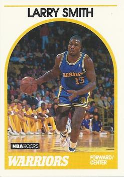 1989-90 Hoops #168 Larry Smith Front
