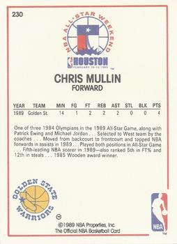 1989-90 Hoops #230 Chris Mullin Back