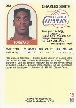 1989-90 Hoops #262 Charles Smith Back