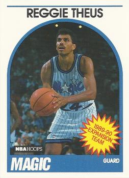 1989-90 Hoops #302 Reggie Theus Front