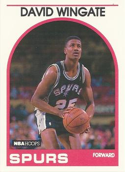 1989-90 Hoops #323 David Wingate Front