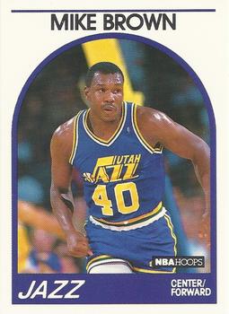 1989-90 Hoops #336 Mike Brown Front