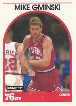 1989-90 Hoops #33 Mike Gminski Front