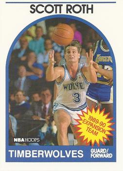 1989-90 Hoops #349 Scott Roth Front