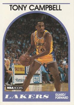 1989-90 Hoops #19 Tony Campbell Front