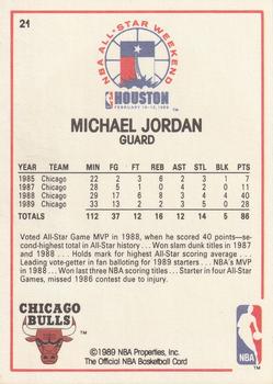 1989-90 Hoops #21 Michael Jordan Back