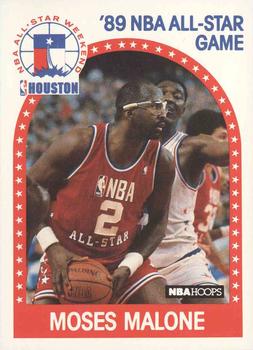 1989-90 Hoops #84 Moses Malone Front