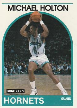 1989-90 Hoops #119 Michael Holton Front