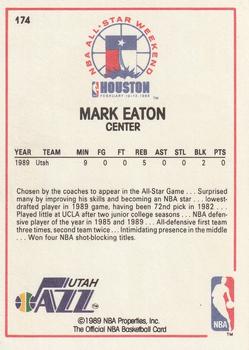 1989-90 Hoops #174 Mark Eaton Back